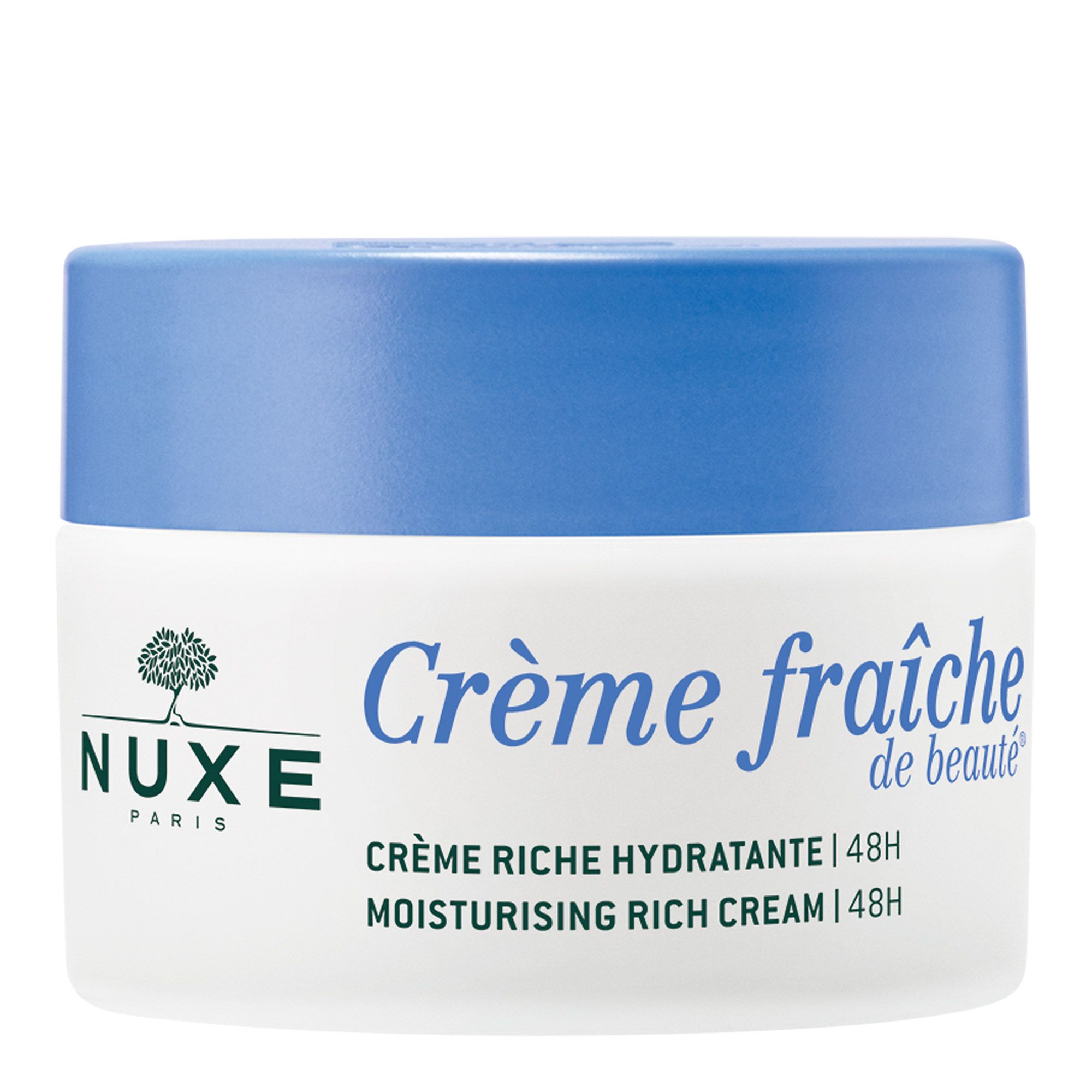 Crema hidratante 48h –  Pieles secas Crème fraîche de beauté® FORMATO VIAJE – 30ml | NUXE