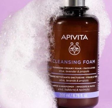 Crema Espuma limpiadora para rostro y ojos – 300ml | APIVITA