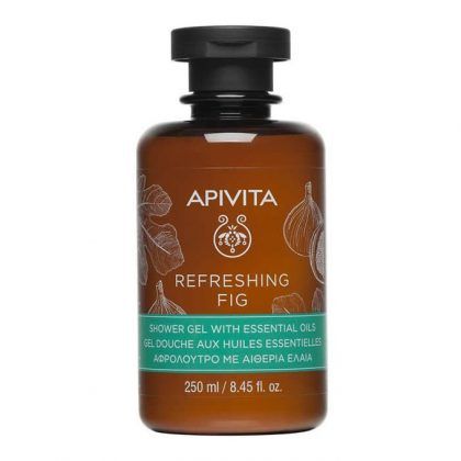 gel de baño con aceites esenciales refreshing fig 250ml | apivita