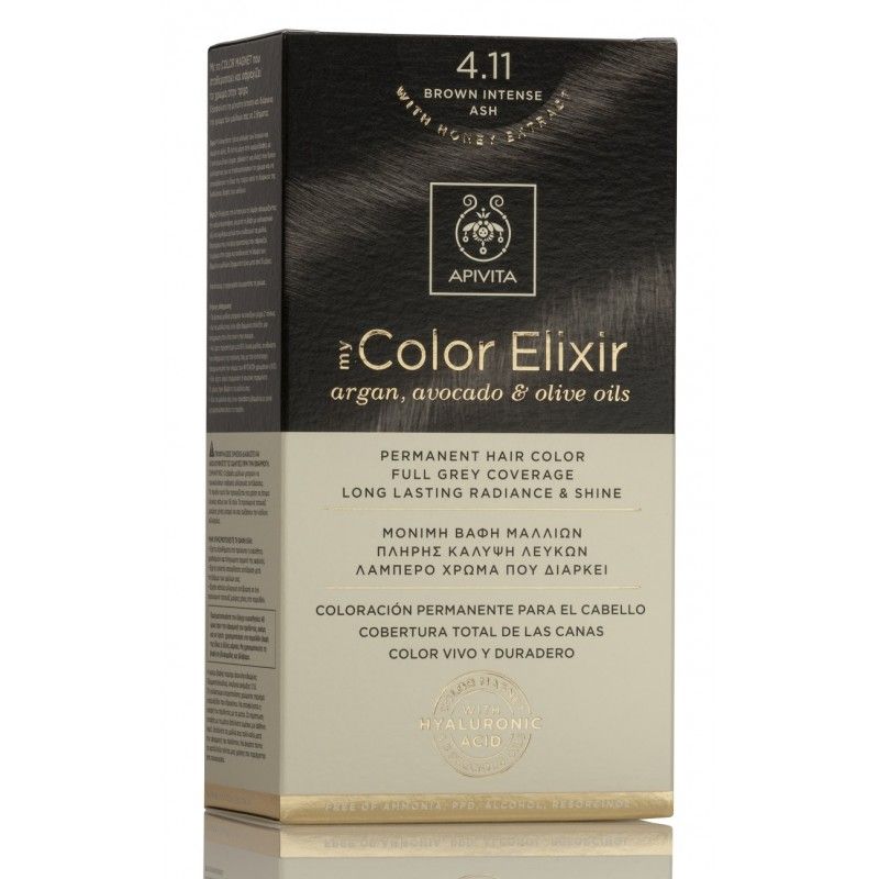 Tinte my color elixir N 4.11 – Castaño ceniza intensa | APIVITA