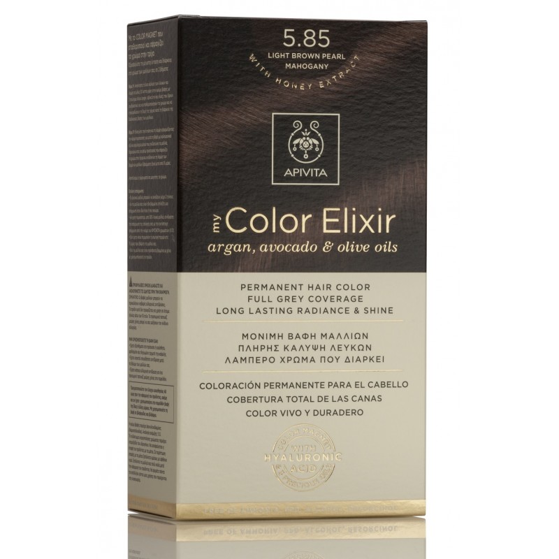Tinte my color elixir N 5.85 – Rubio oscuro cobrizo dorado | APIVITA