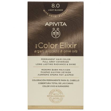 tinte my color elixir n 8.0 rubio claro | apivita