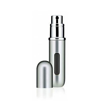 botella de perfume recargable mini atomizador 4ml plata