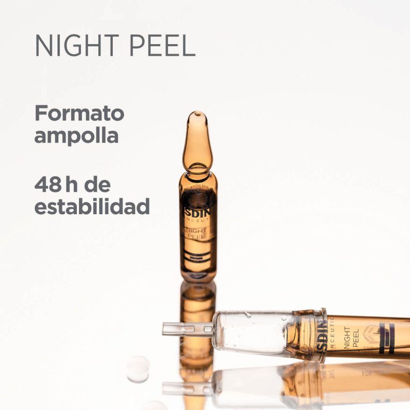 ampollas isdinceutics night peel 30x2ml | isdin