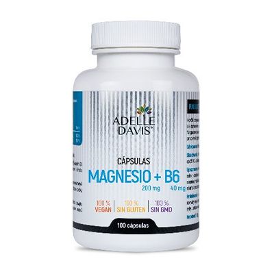 magnesio + b6 – 100 cápsulas | adelle davis