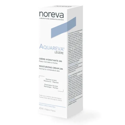 outlet aquareva crema hidratante 24h textura rica 40ml | noreva