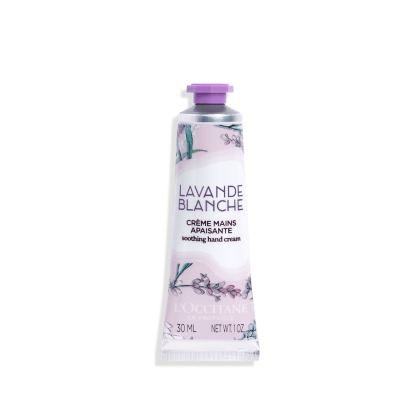 crema de manos lavanda blanca 30ml | l'occitane
