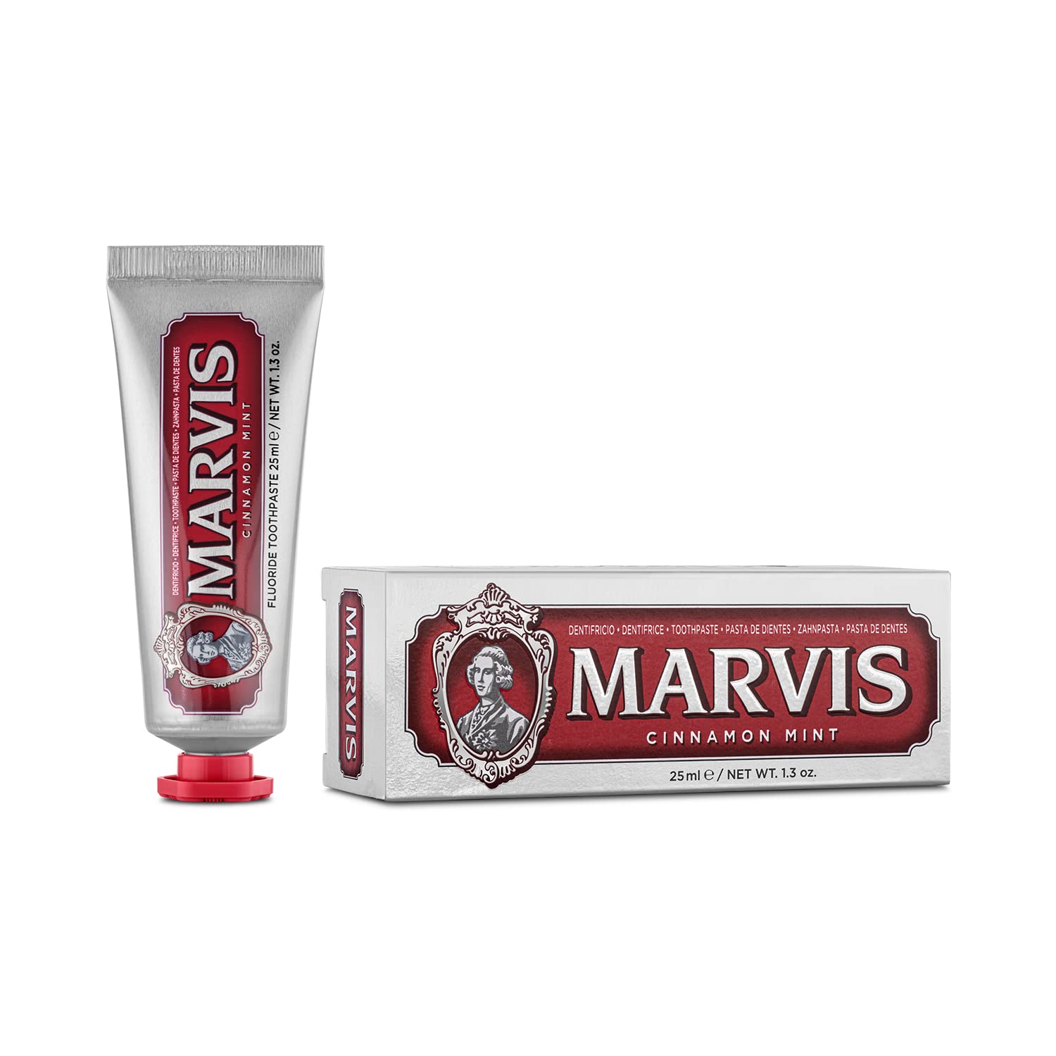 OUTLET – PACK 2 – Pasta de dientes Cinamon mint  – 25ml | MARVIS