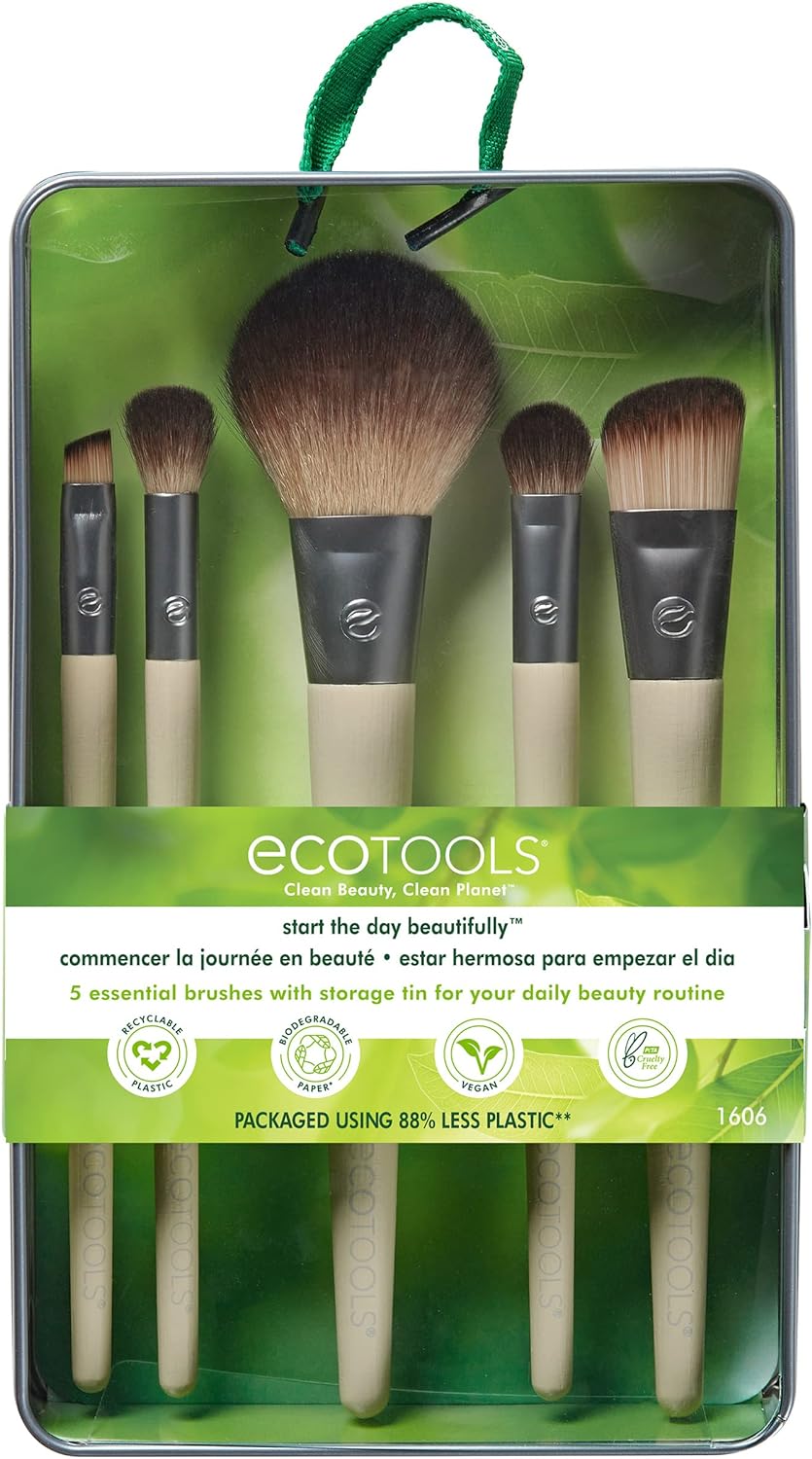 Start the Day – Set de brochas de maquillaje  | ECOTOOLS