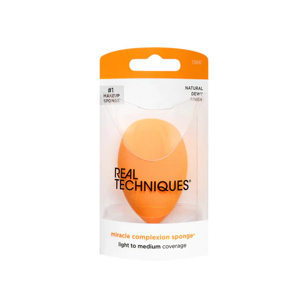 Miracle Complexion Sponge ® – 1 unidad – color naranja | REAL TECHNIQUES