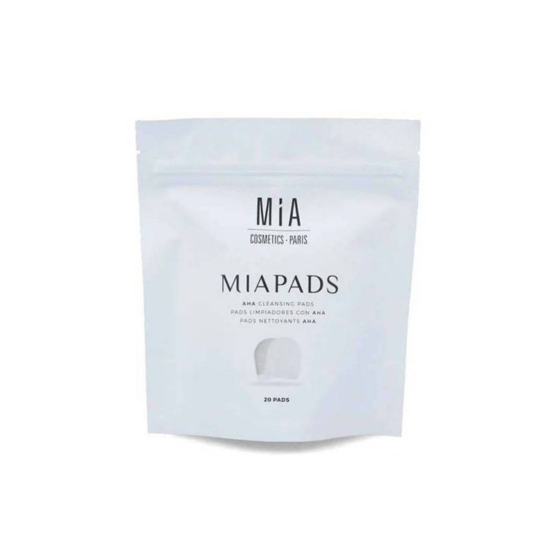 MIA PADS – Pads limpiadores faciales y exfoliantes con AHA – cosmetica coreana – 20 unidades