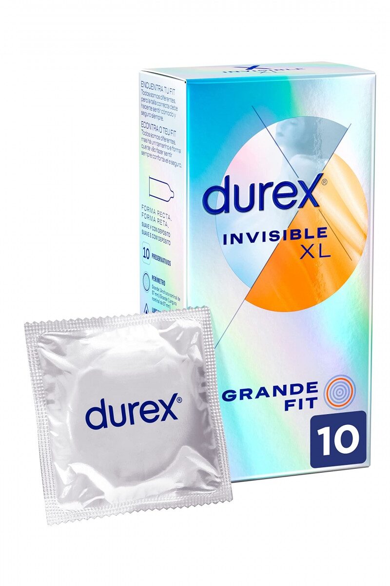 OUTLET | DUREX Preservativo Invisible XL 10 Unidades