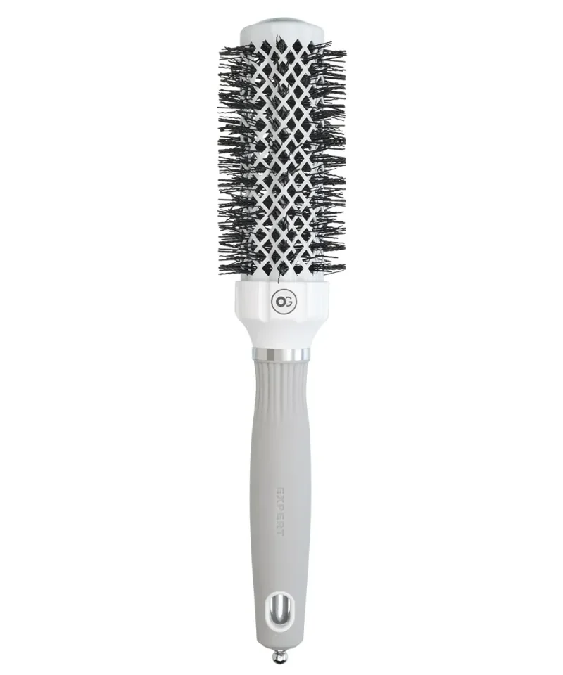 OLIVIA GARDEN Cepillo Cabello Profesional Ceramic + Ion Round Thermal 35 – Color Blanco