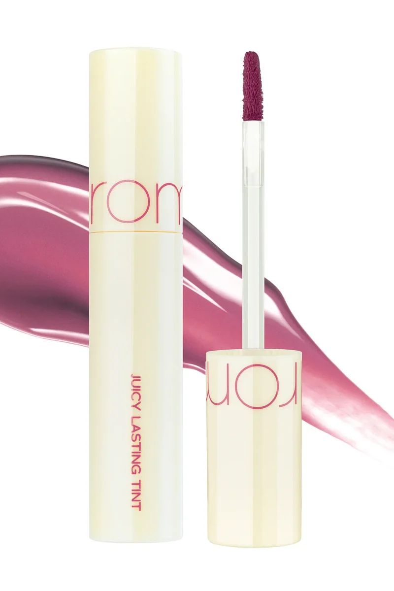 OUTLET | ROM&ND Juicy Lasting Tint Tinte Labial 19 Almond Rose – Acabado Brillante y Hidratante