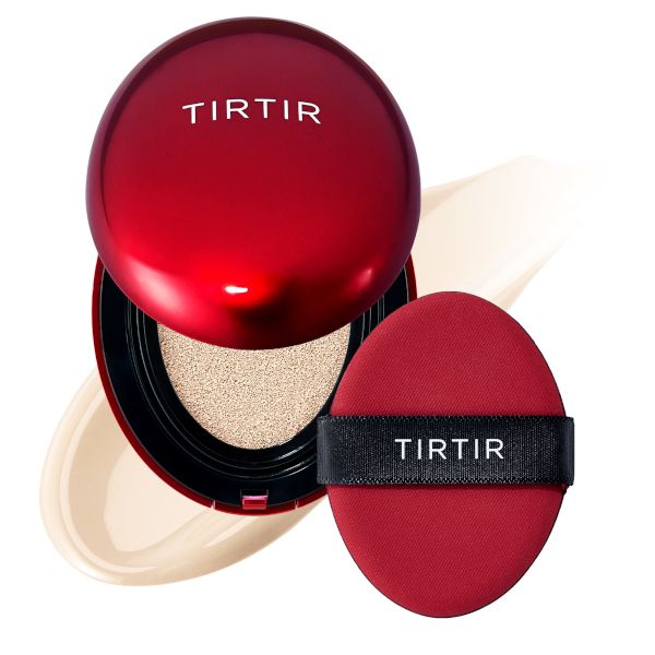 OUTLET | TIRTIR Mask Fit Red Mini Cushion – Glow Instantáneo Coreano – 13N FAIR IVORY – 4.5g