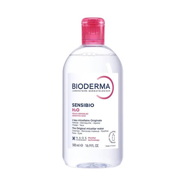 BIODERMA Sensibio H2O – Agua Micelar Desmaquillante para Piel Sensible – 500ml