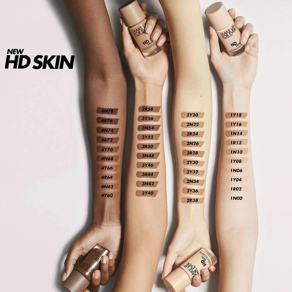 OUTLET | MAKE UP FOR EVER – HD Skin – Base de maquillaje larga duración – Tono 1R12 – 30ml - Imagen 3