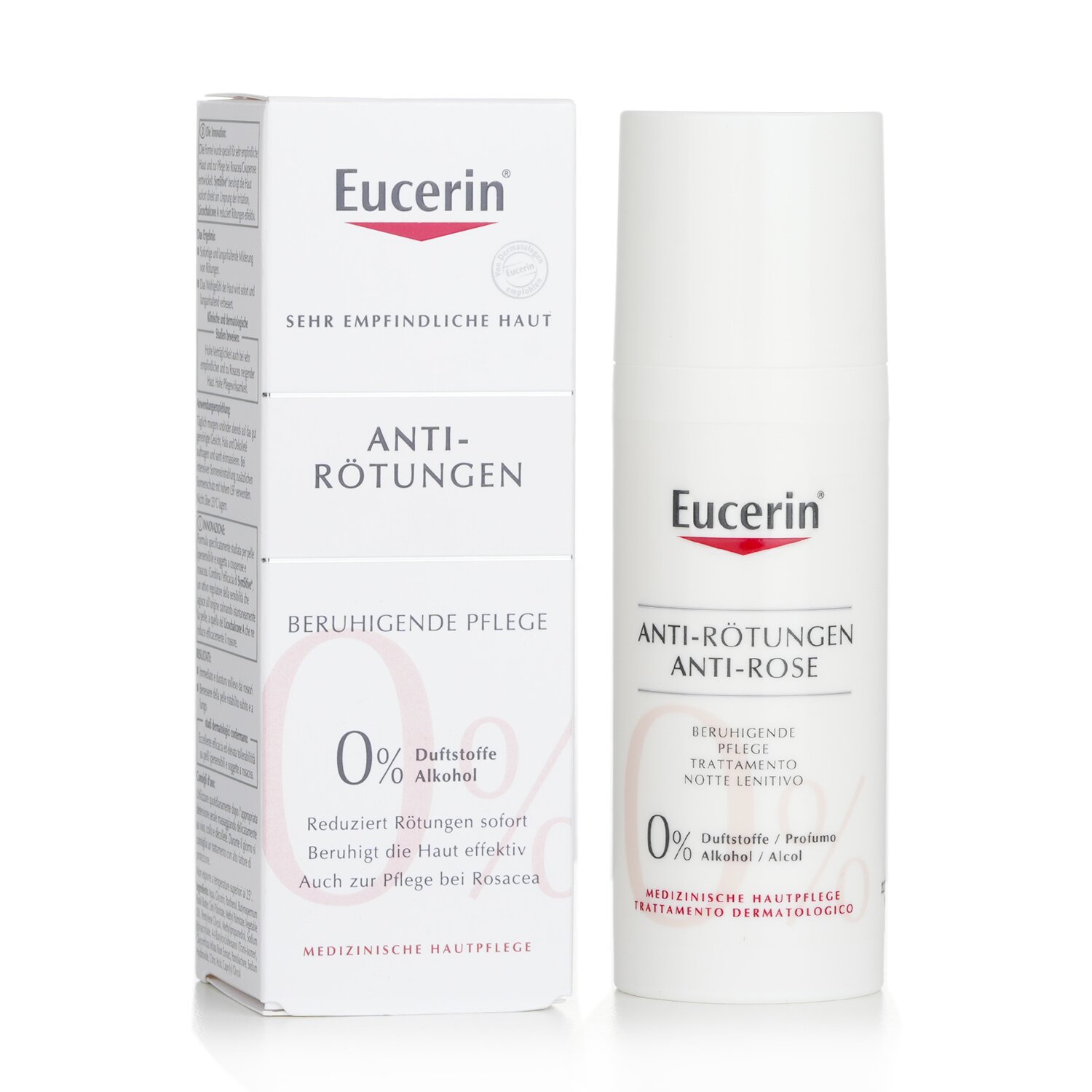 EUCERIN AntiROJECES Cuidado Calmante de Noche – Crema Facial para Piel Sensible con Rojeces – 50ml
